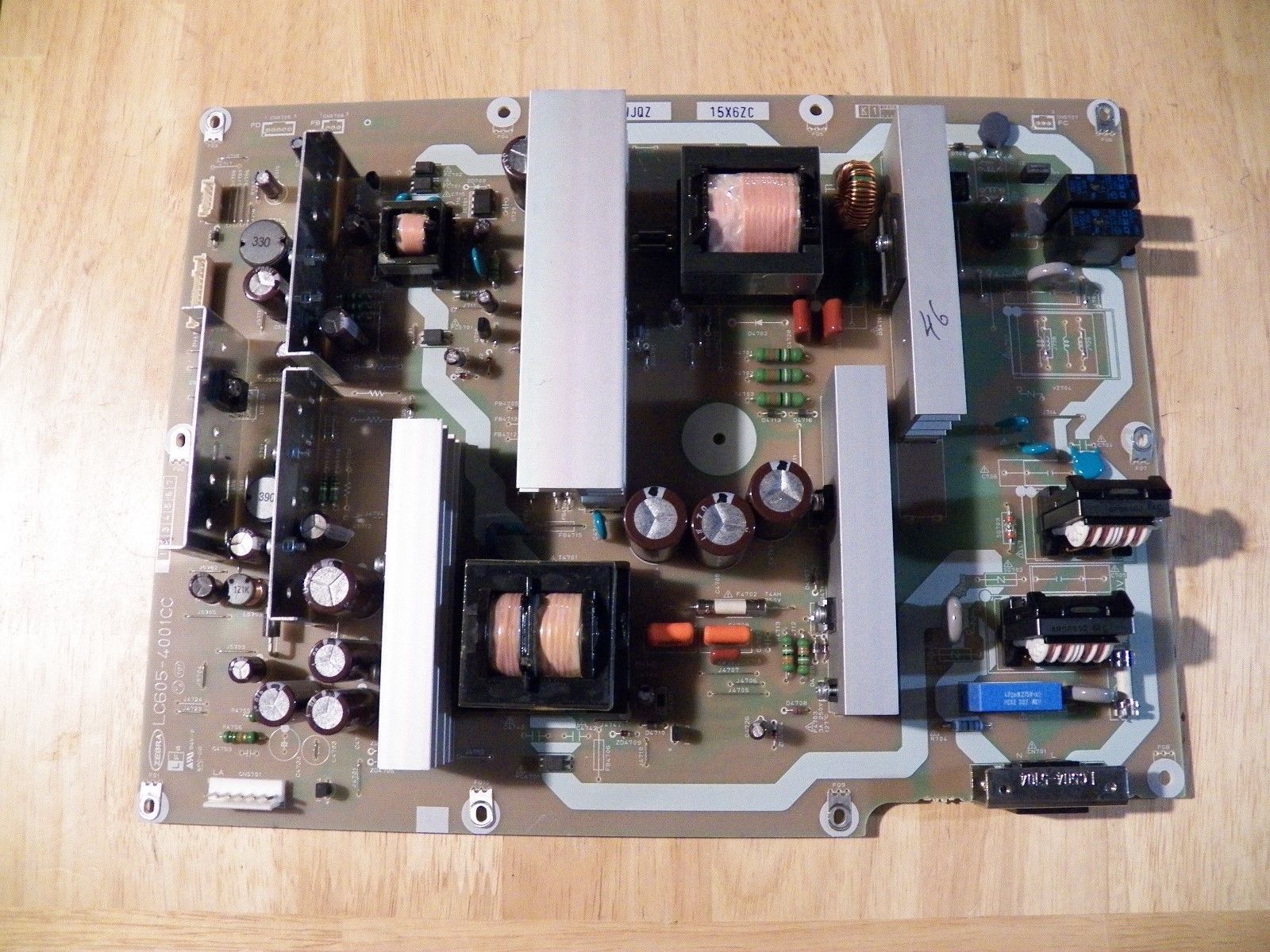 Sharp LC-46D62U LC-46D43U Power Supply Board - Click Image to Close